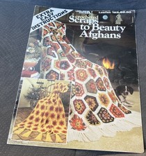 Vintage Leisure Arts Scraps to Beauty Afghans...