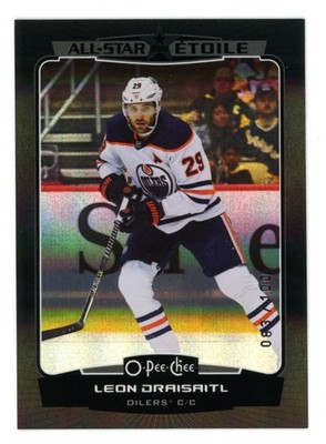 2022-23 O-Pee-Chee Black Rainbow Foil # 504 Leon Draisaitl /100