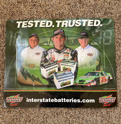 Vintage 2003 18 Bobby Labonte Interstate Batteries Racing desk Mat 20' x 16''
