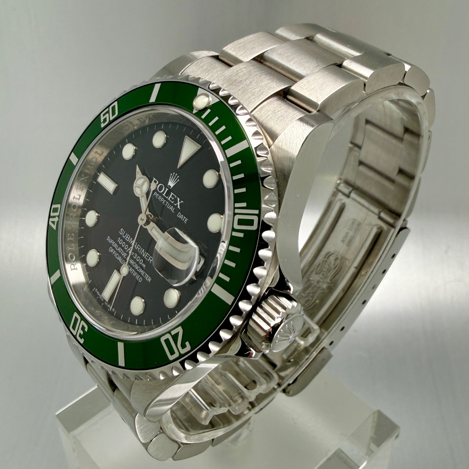 New Unworn! Rolex Submariner 50th Anniversary  "Kermit" 16610LV - Full Set image 3
