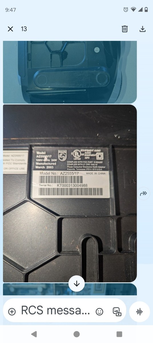 Philips AZ2555 CD Soundmachine PC Link USB Gameport Radio wOOx