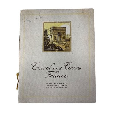 Travel and Tours France Booklet Railways Railroadiana Trains Locomotive 1920s 