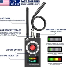 RF detector Anti-spy Detector Hidden Camera GSM Audio Bug Finder Scanner Camera