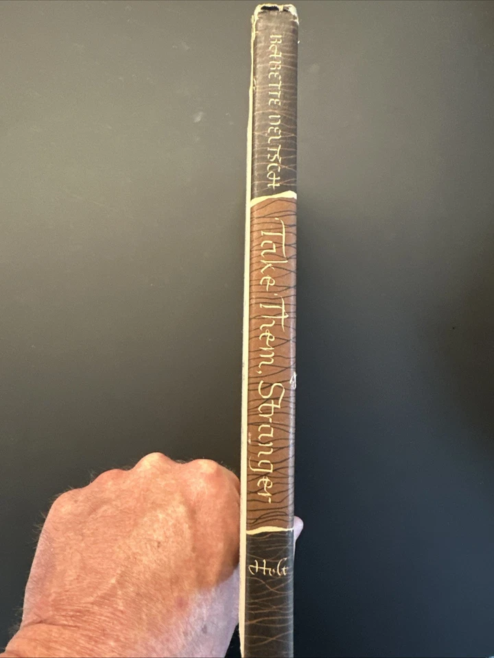 Take Them Stranger By Babette Deutsch HC DJ 1944 Poetry 1st Printing SFLIB - Image 3 of 4