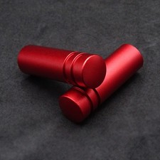  Aluminium Door Lock Pins Red Pair VW Transporter T5 T5.1 T6 Caddy MK3 & others