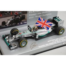 Minichamps Mercedes AMG Petronas W05 Abu Dhabi GP 2014 #44 Lewis Hamilton 1/43