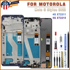 LCD Display Touch Screen Digitizer Frame For Motorola Moto G Stylus 2022 4G /5G