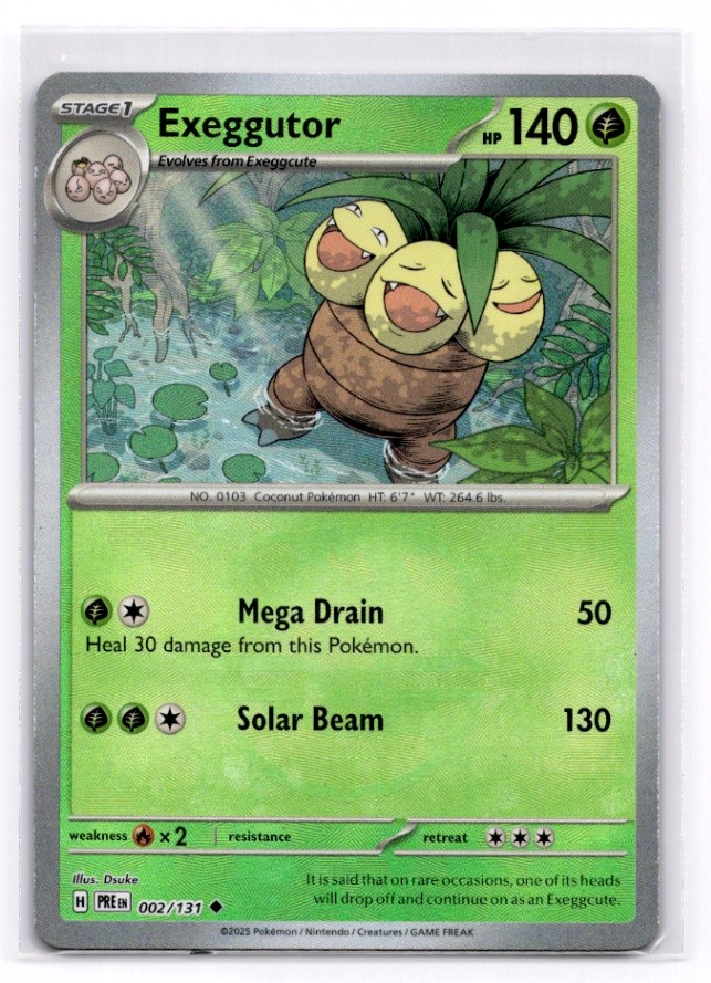 Exeggutor (Master Ball Pattern) SV: Prismatic Evolutions - Pokemon NM 002/131