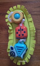 Fisher Price 2-in-1 Sit to Stand Activity Center Replacement Part Bug Block Cars
