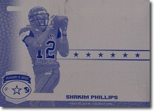 2010 SHAKIM PHILLIPS US Army All-American Press Plate RC 1/1 CONNECTICUT
