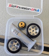 SlotInvasion REAR AXLE Tuning KIT for CARRERA DTM 1/32 slot car SILICONE version