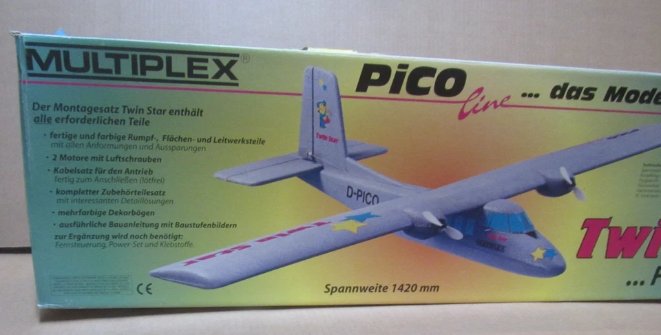 MULTIPLEX TWIN STAR Classic Twin RC Model Aircraft - NEW IN BOX - Image 3 of 4