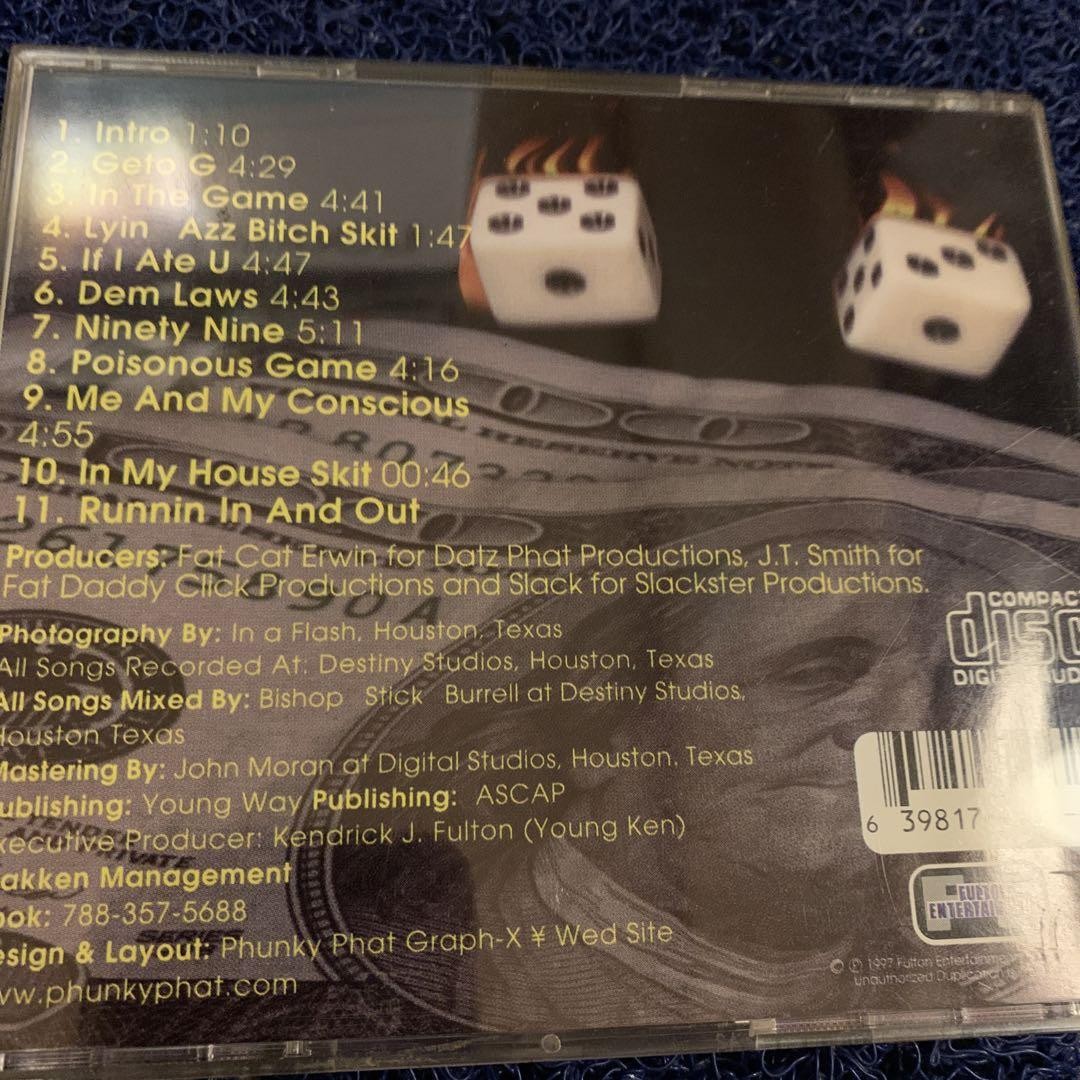 洋楽 Mr. Coop - Poisnous Game OG G-Rap G-Rap Mr. Coop / Poisonous Game Cd Album With Bonus Rare