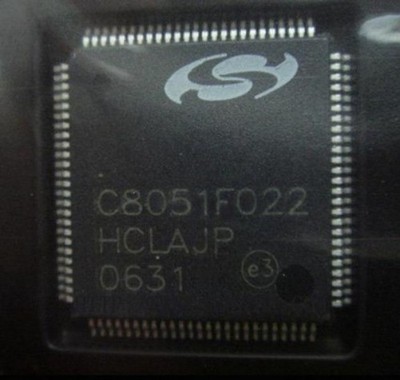 1PCS C8051F022-GQR IC MCU 8BIT 64KB   100TQFP  *hu