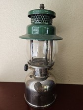 Antique Coleman Model 242C Single Mantle Lantern Green/nickel 8 1949