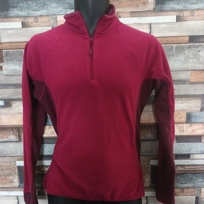 Berghaus Damen Micro Fleece Größe 10 Burgunderrot Wandern Sommer