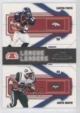 2004 Playoff Prestige League Leaders Clinton Portis Curtis Martin #LL-9 HOF 0t7