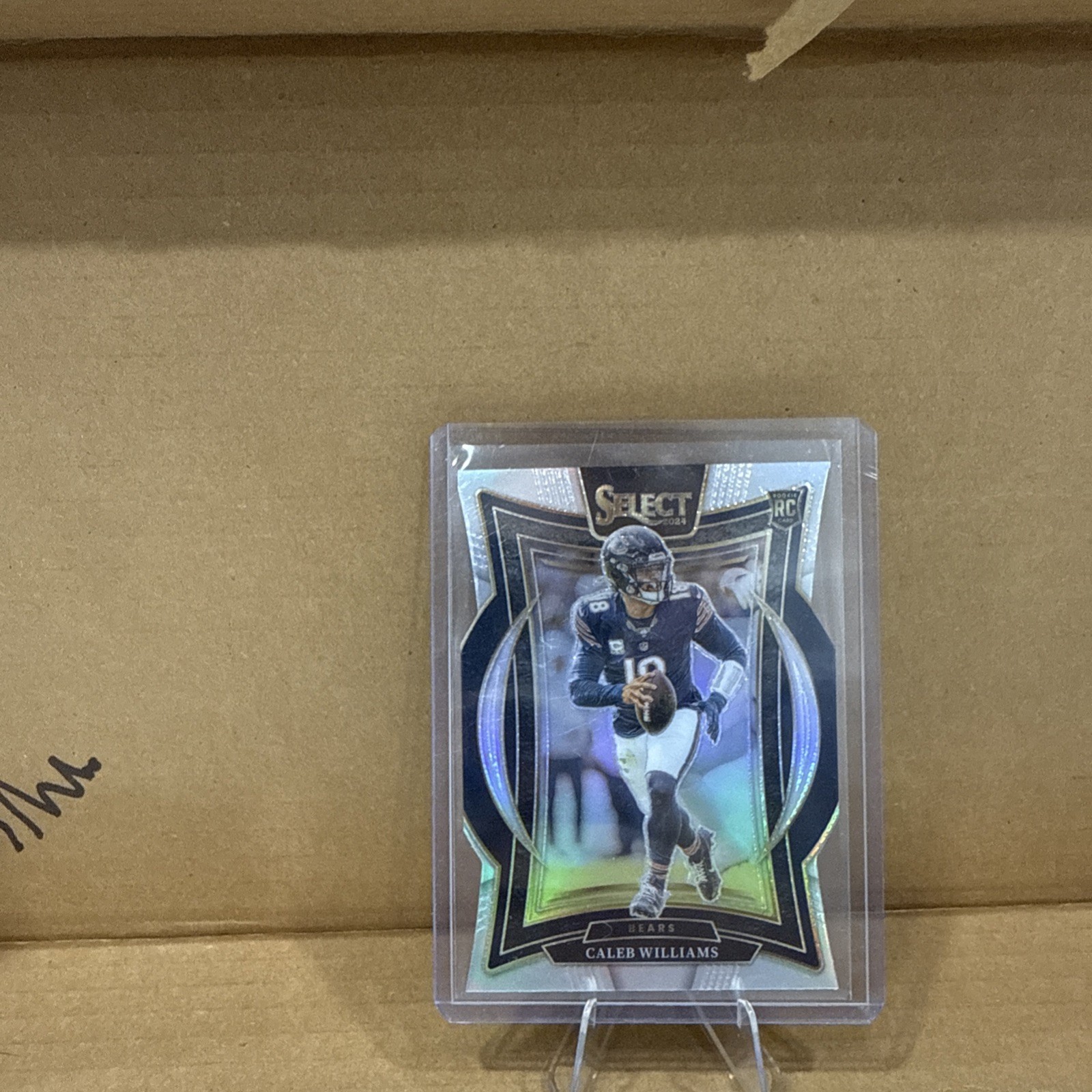 2024 Panini Select - Concourse Caleb Williams #25 Silver Prizm Die-Cut (RC)