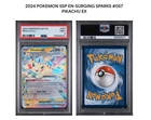 2024 POKEMON SSP EN-SURGING SPARKS #057 PIKACHU EX PSA 9