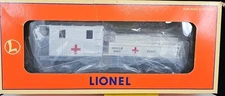 Lionel O Scale 6-26505 Illuminated Rescue Caboose Car w/ Flashing Red Light NIB