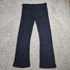 Barefoot Dreams CozyChic Lite Lounge Pants Black Women s S Wide Leg Style 481