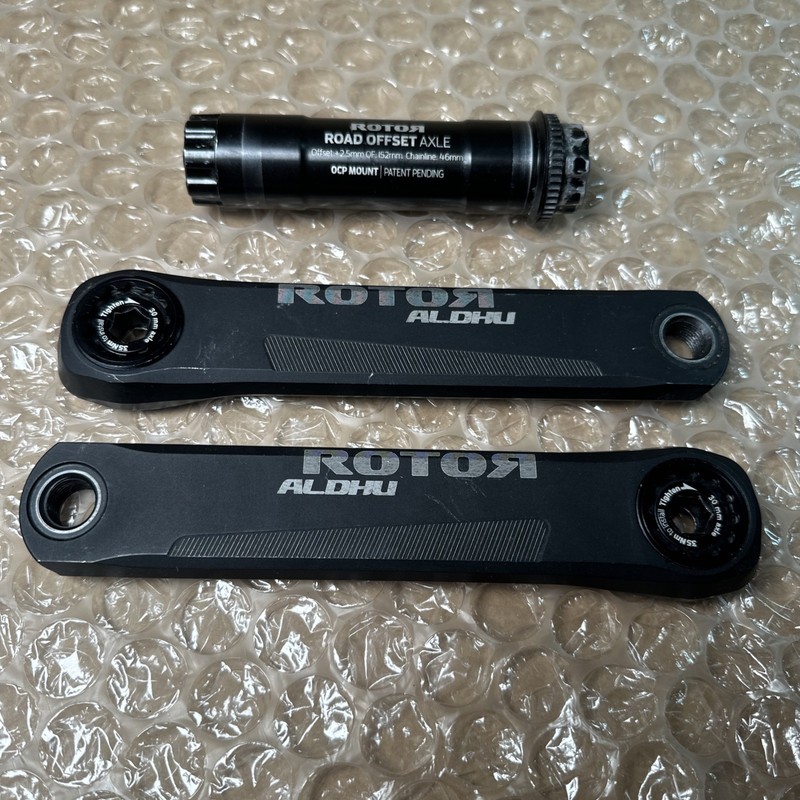 Rotor Aldhu Cranks 170mm With Offset 30mm Axle READ RRP £240