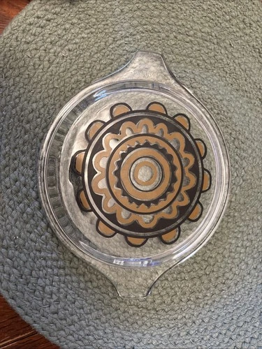 vintage 470 C Sol Flower pyrex lid Only