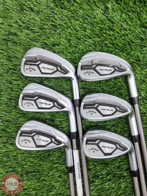 2016 CALLAWAY APEX CF16 IRON SET 5-GW (MISSING 7I) REG AEROTECH STEELFIBER I95 R