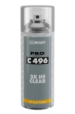 HB BODY HB-C496 2K HS CLEARCOAT 400ML AEROSOL - FREE SHIPPING!