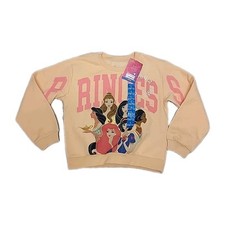 Character Girls Soft Crewneck Graphic Print Sweatshirt Large 10/12