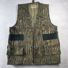 Vintage Realtree Duck Hunting Camo Vest Youth Size XL 20 Retro USA Made