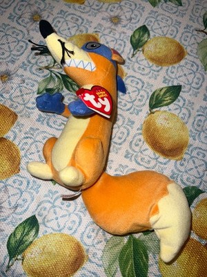 2008 Ty Beanie Baby Dora The Explorer Swiper Fox 6” Stuffed Plush