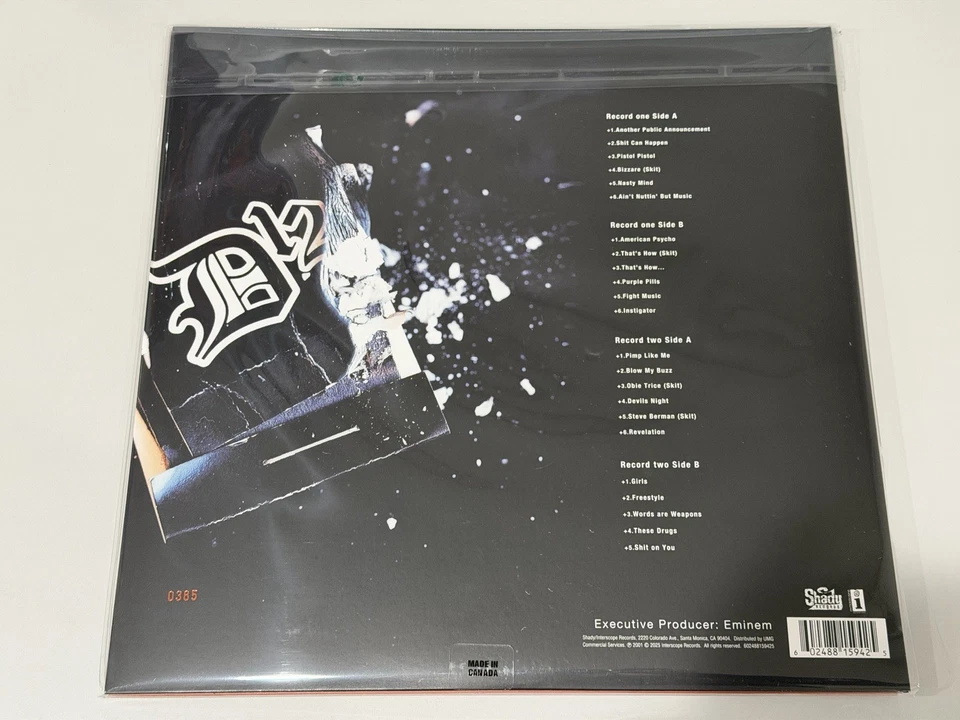 D12 - Devil's Night - IVC Edition - 2LP Hellfire Vinyl RECORD - Eminem NEW - Image 2 of 4
