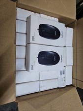 Lot Of 22 , Logitech B100 Optical Full-Size Corded Business Mouse New