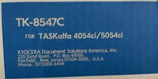 Genuine Kyocera TK8547C Cyan Toner - NEW SEALED