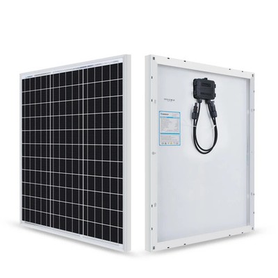 Solar Panel 50 Watt 12 Volt, Solar Panel Monocrystalline PV Module Power Charger