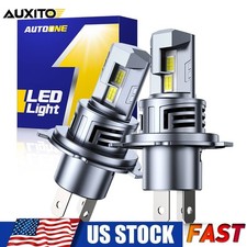 H4 9003 LED Headlight Bulbs Kit Hi/Lo Beam Super Bright White 6000K US Stock