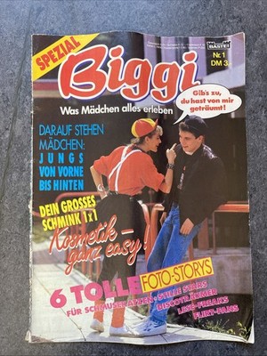 Biggi Spezial Nr. 1 Was Mädchen alles Erleben Heft Magazin Zeitschrift 1988