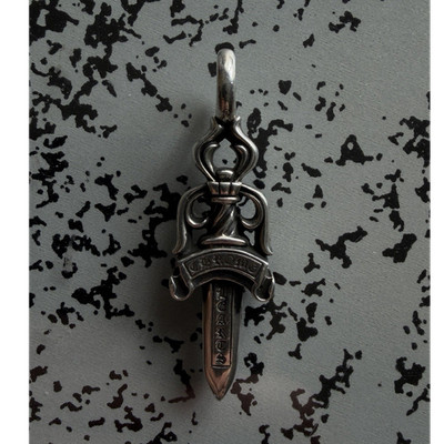 Chrome hearts double dagger pendant brand new worn twice