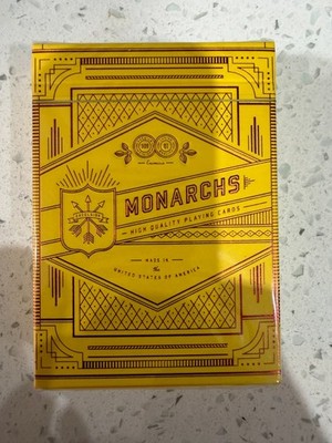 Monarchs Mandarin Edition Spielkarten von theory11 - Sealed/Mint