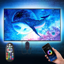 LED Lights for TV, 16.4 Ft TV LED Backlight for 55-75 Inch, RGB LED Strip Lights