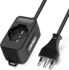 Multipresa Ciabatta Elettrica a 3 Posti, 16A Potenza 250V, P40, P17/P11 Cavo 3M.