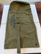 VTG ORIGINAL US ARMY PERSONAL GI DUFFLE BAG-DATED 1952
