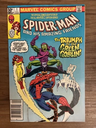 Spider-man and His Amazing Friends #1 NEWSSTAND MARVEL 1ST FIRESTAR