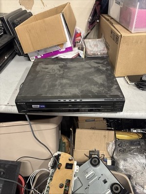 Sony 5 Disc DVD/CD Player HDMI 1080p Optical DVP-NC85H No Remote - Tested Works