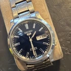 AG27 Seiko 5 Automatic Watch 38mm Mens 21 Jewels Vintage Parts Repair As Is***
