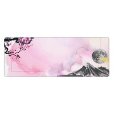 Japanese Cherry Blossom Mouse Pad Waterproof Sakura Extended Large Gaming Mou...