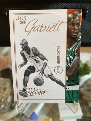 2012-13 Panini Signatures - Stars Kevin Garnett #99 /25