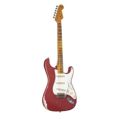 Fender 1957 Stratocaster Heavy Relic Faded Aged Cimarron Red - Custom E-Gitarre