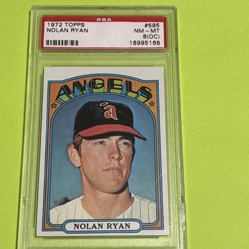 PSA 8 O/C 1972 Topps NOLAN RYAN~~1st card as a California Angel